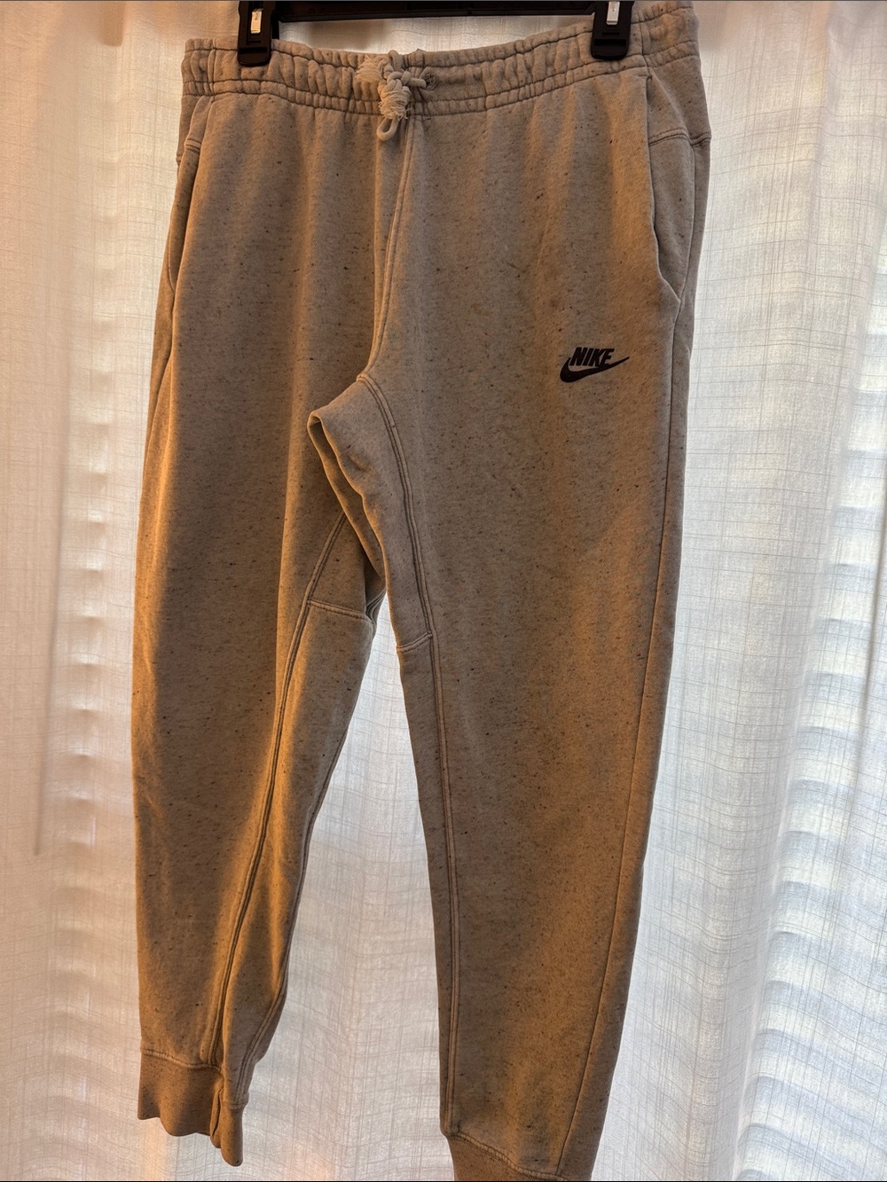Nike  Light Gray Speckled Jogger Sweatpants